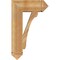 Ekena Millwork Legacy Arts & Crafts Rough Sawn Bracket, Western Red Cedar, 6"W x 20"D x 32"H BKT06X20X32LEC03RWR - alternate 3